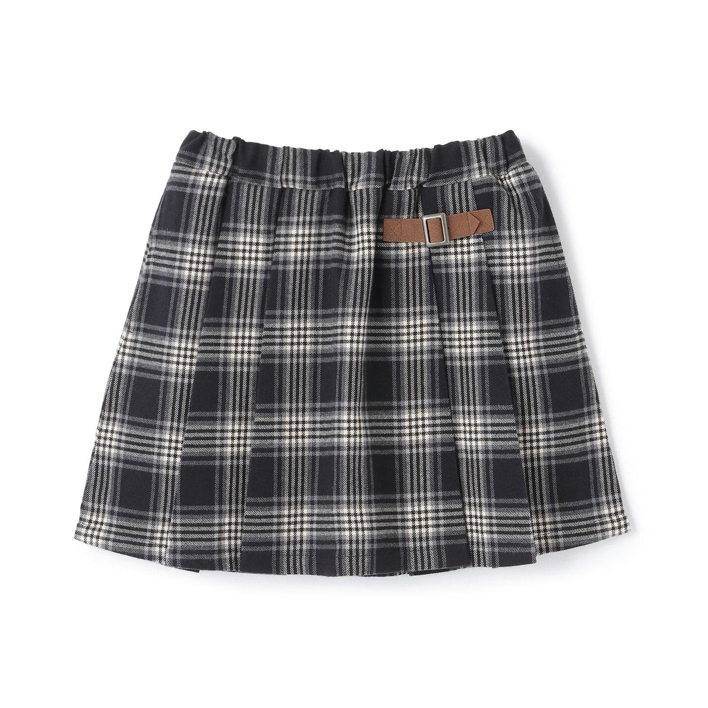 格紋 A字短褲裙（青少年尺碼）