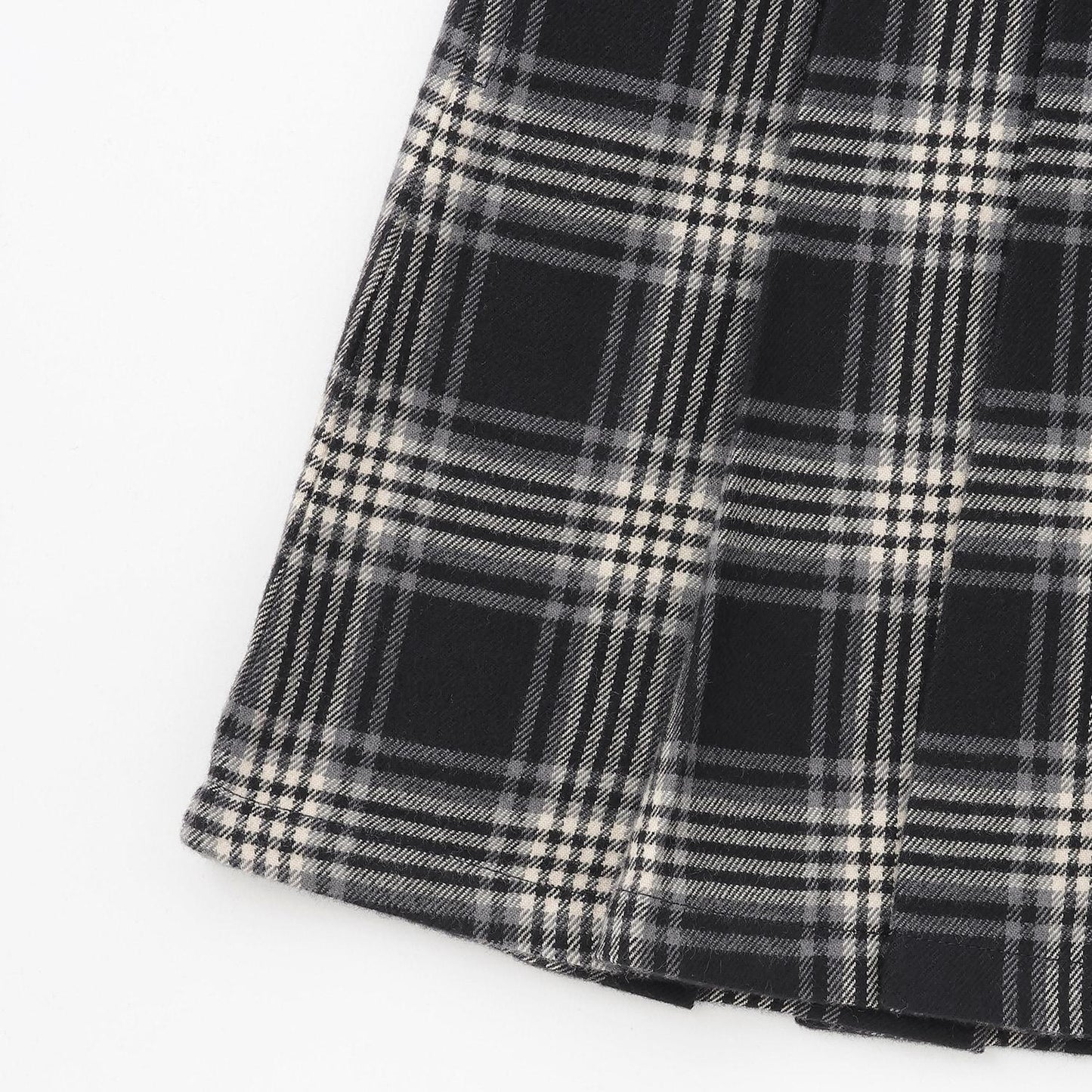 格紋 A字短褲裙（青少年尺碼）