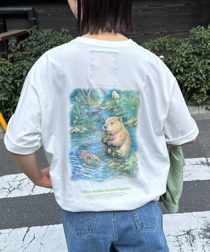 Franklin Climbing 復古圖案 T恤