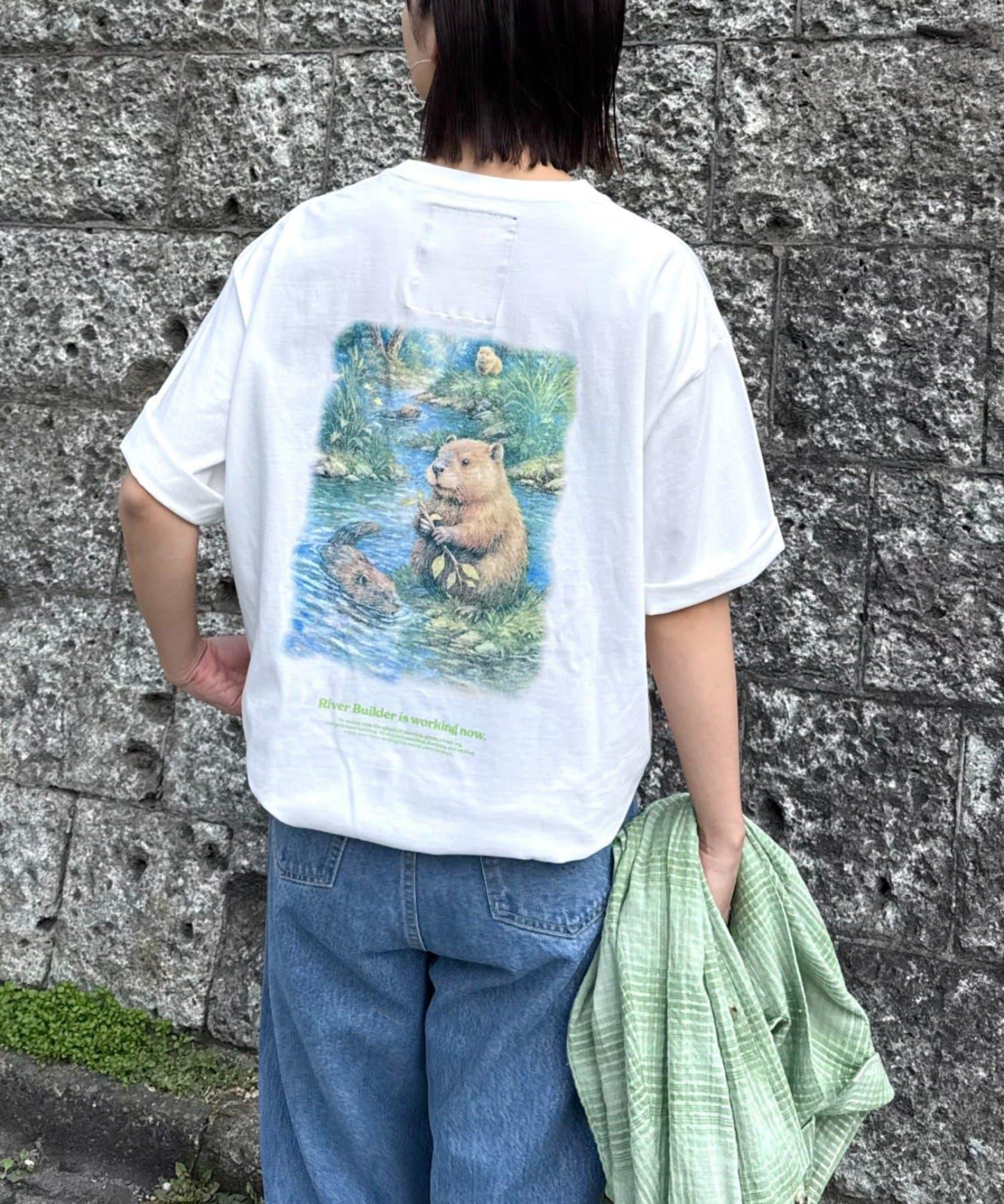 Franklin Climbing 復古圖案 T恤