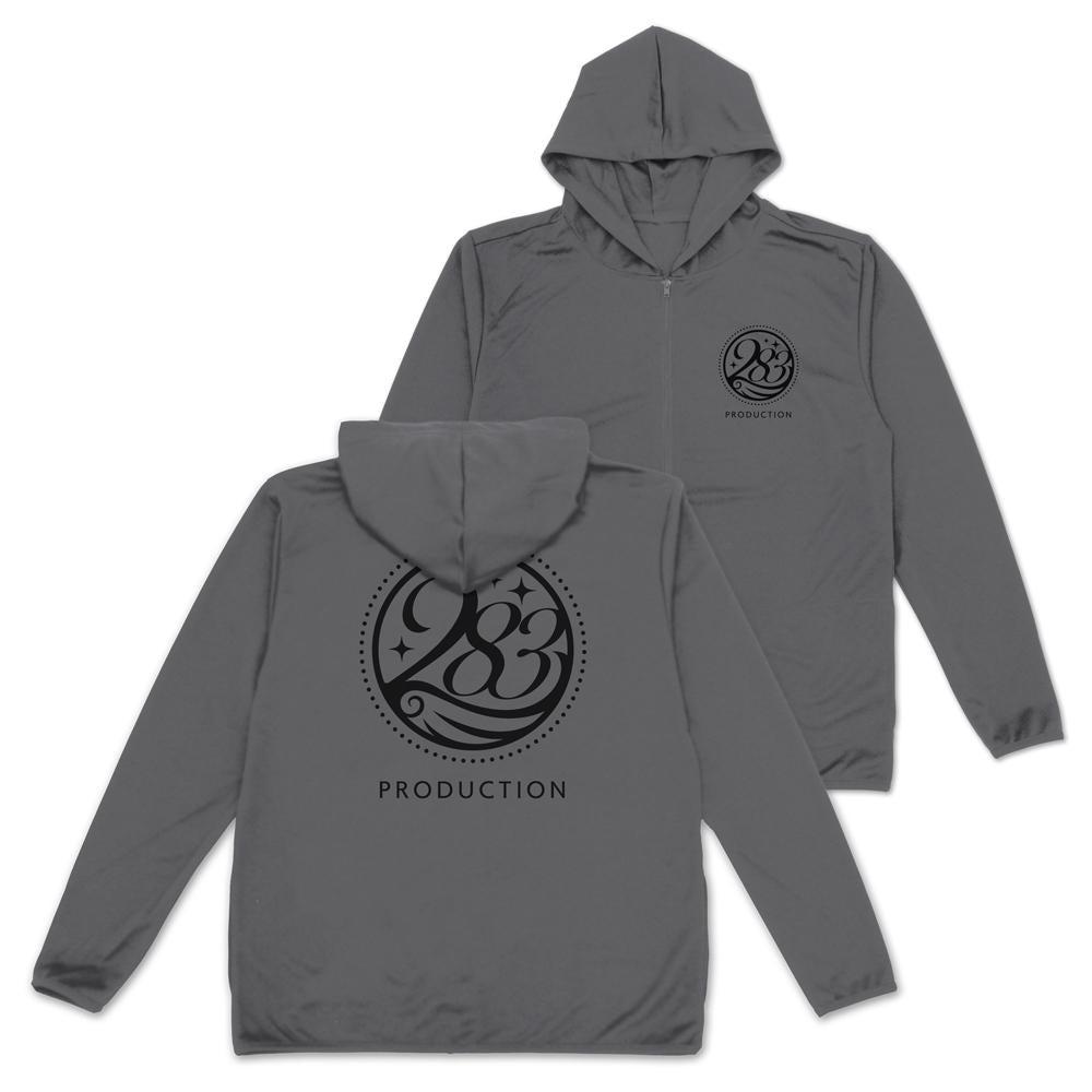 アイドルマスター シャイニーカラーズ（偶像大師 閃耀色彩） 283プロダクション 薄款速干連帽外套 L GRAY