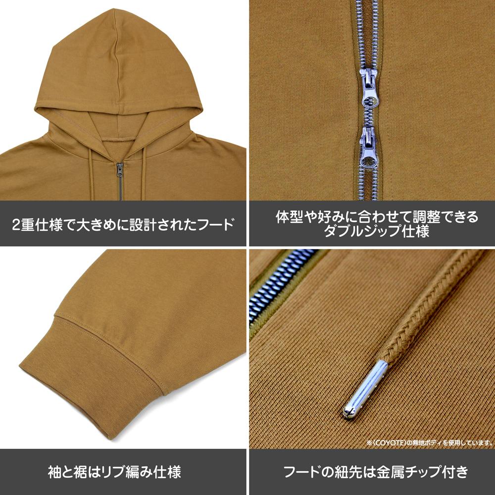 ワンピース（海賊王） 麥わらの一味 拉鍊連帽衛衣 L碼 MIX GRAY款