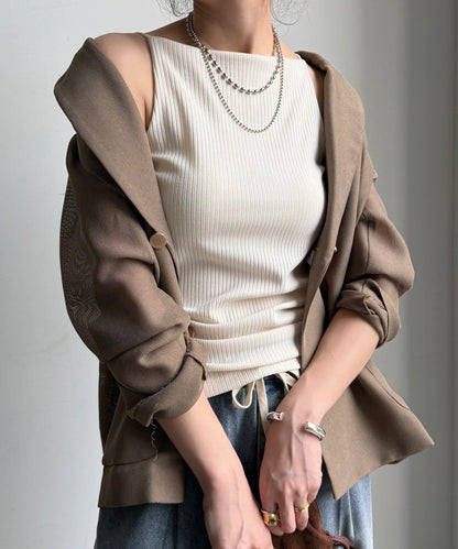 內置胸杯吊帶背心（款）