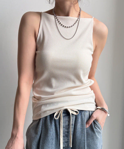 內置胸杯吊帶背心（款）