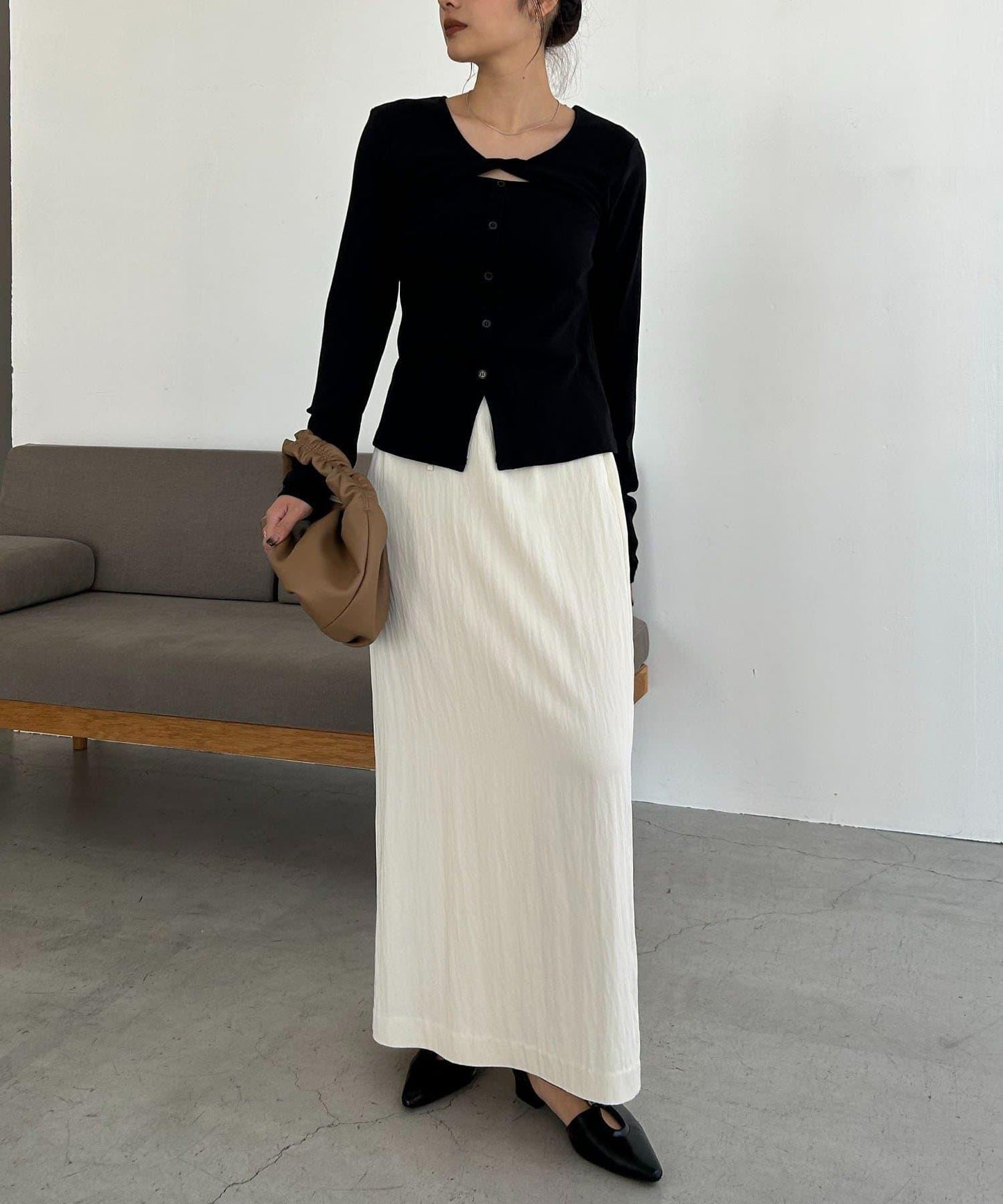 扭結領設計 T恤