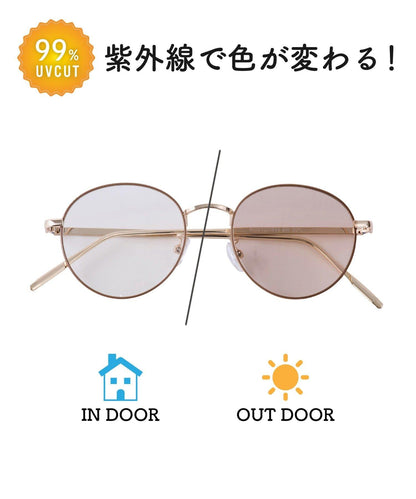 金屬框調光太陽鏡