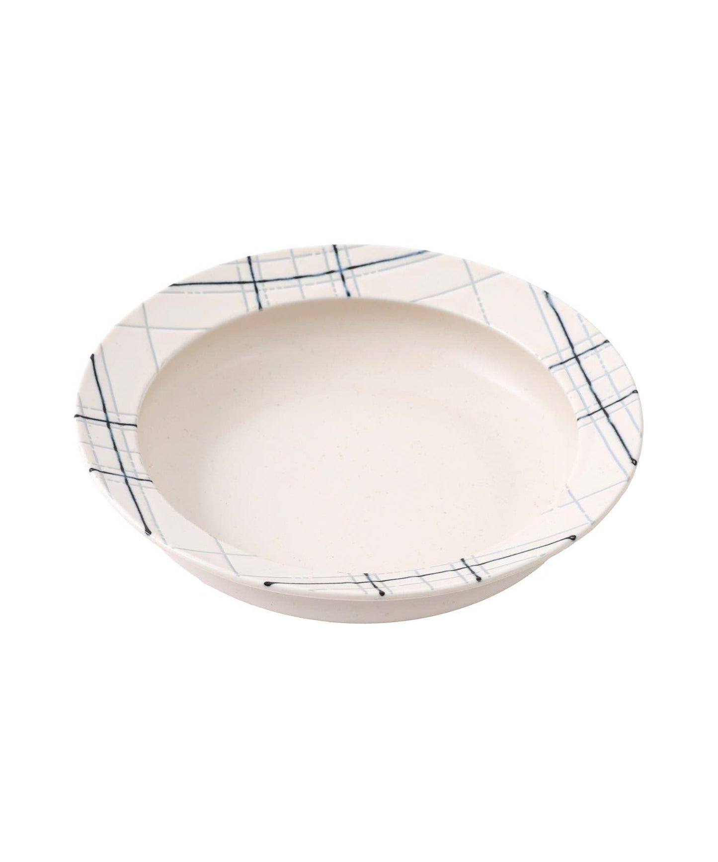 新生活餐具 格紋 22cm 深盤