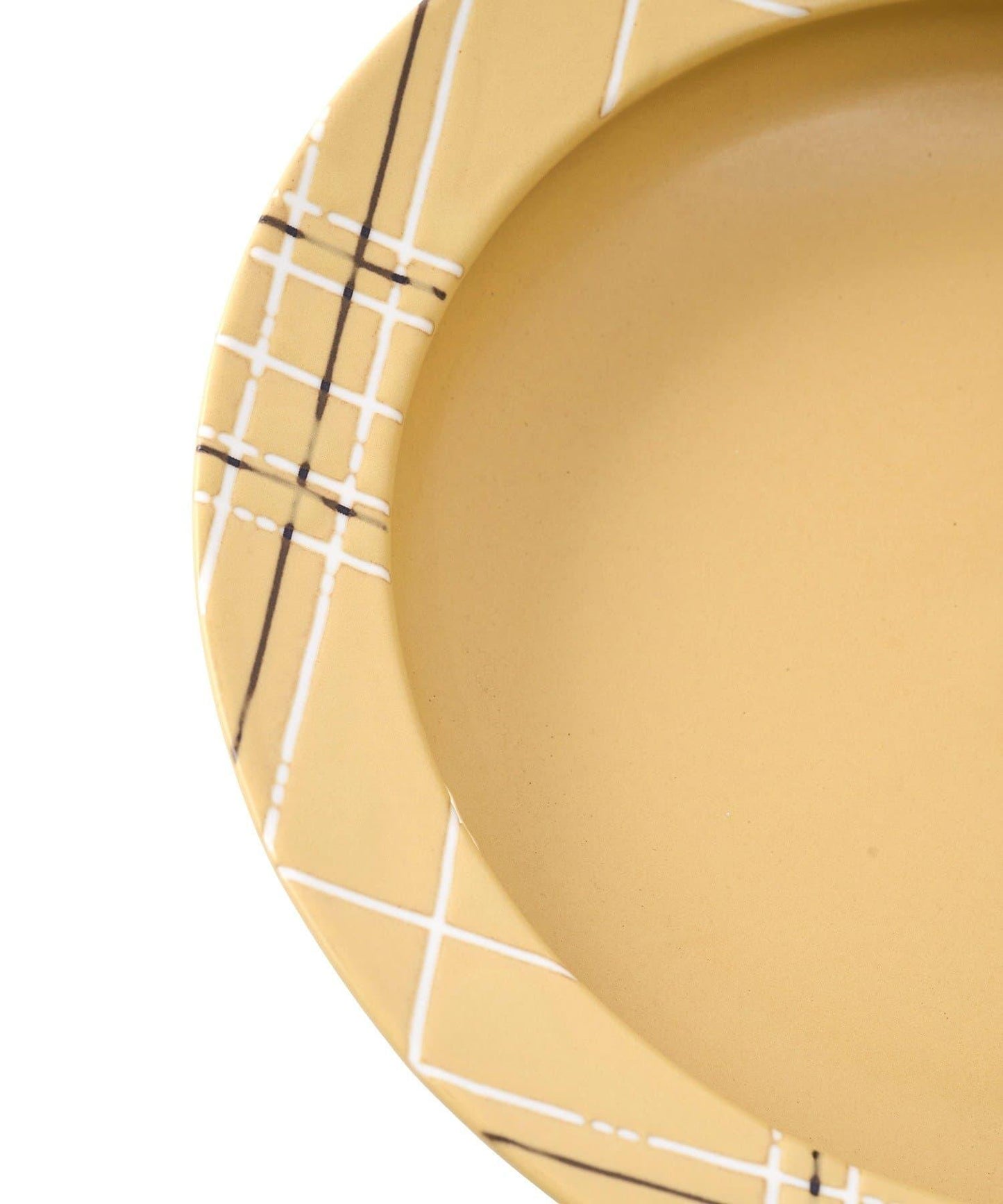 新生活餐具 格紋 22cm 深盤