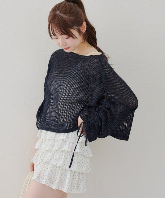 ANOTHER BRANCH 網眼抽繩套頭上衣