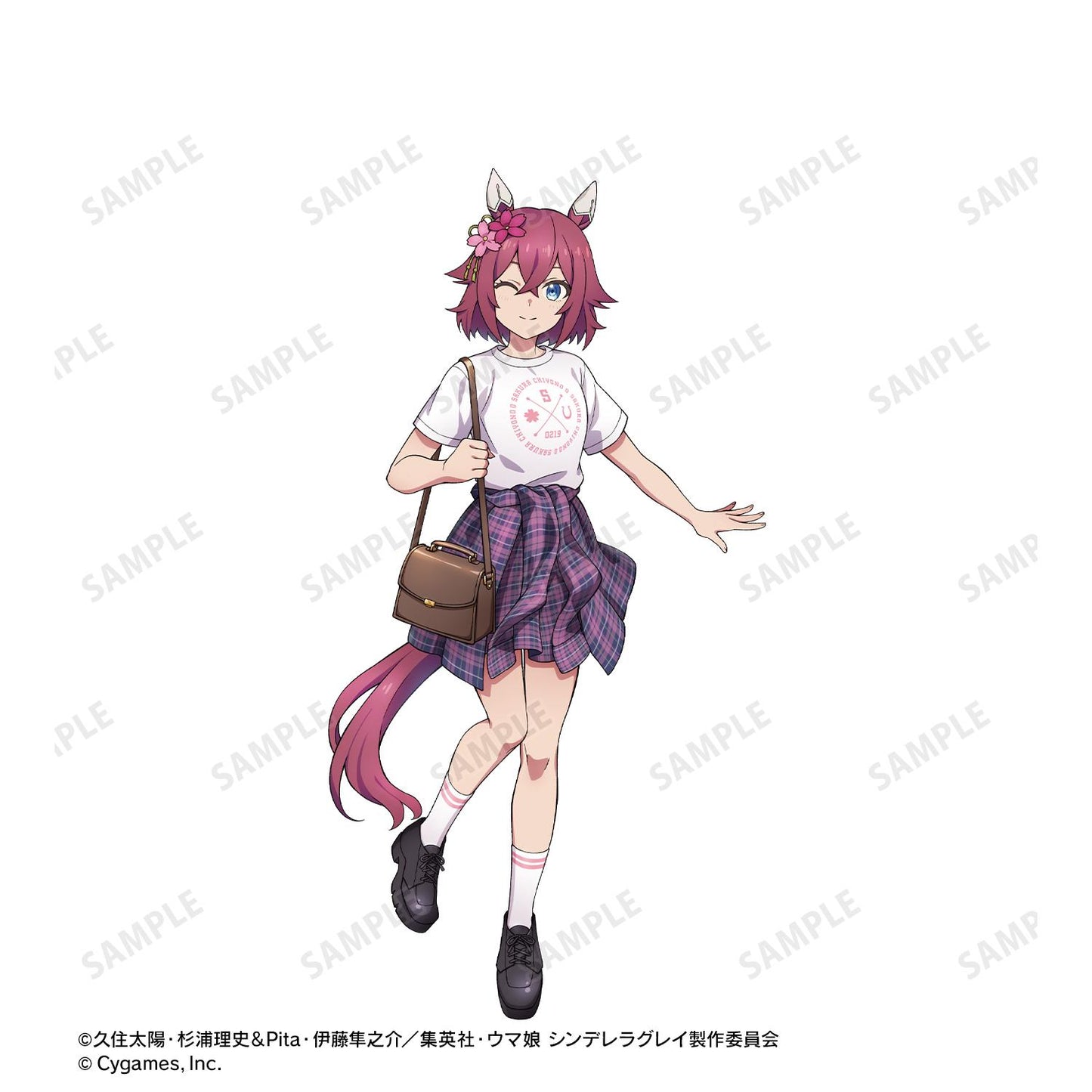 ウマ娘 シンデレラグレイ（賽馬娘 Cinderella Gray） サクラチヨノオー T恤 POP UP SHOP in マルイ XL款