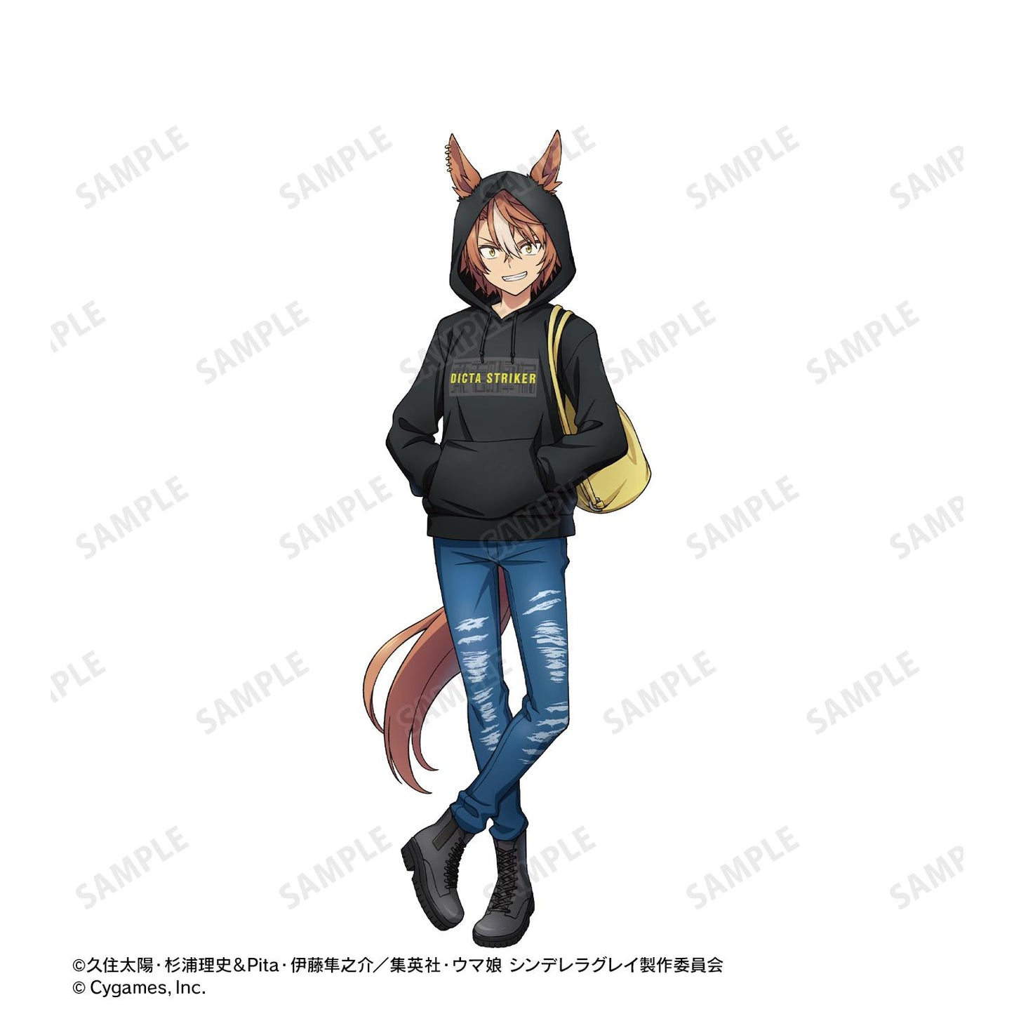 ウマ娘 シンデレラグレイ（賽馬娘 灰姑娘灰影） ディクタストライカ 連帽衛衣 XXL款