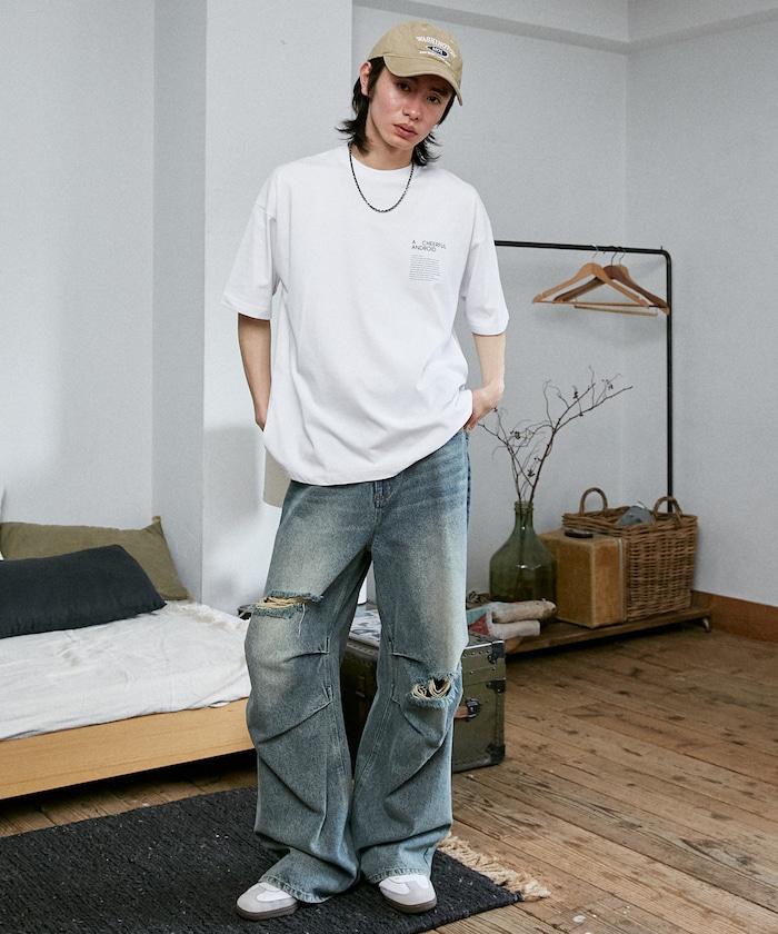 LOVE POP STUDIO CHEERFUL 字母印花T恤