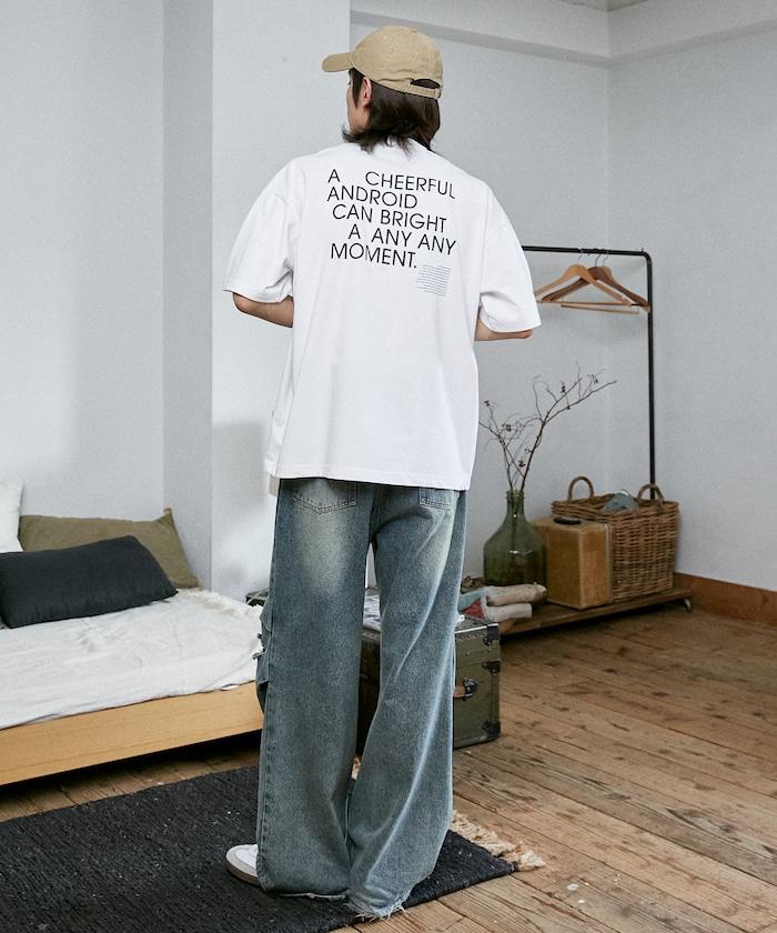 LOVE POP STUDIO CHEERFUL 字母印花T恤