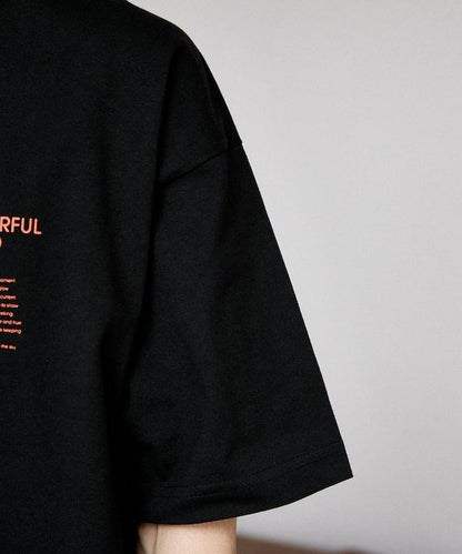 LOVE POP STUDIO CHEERFUL 字母印花T恤