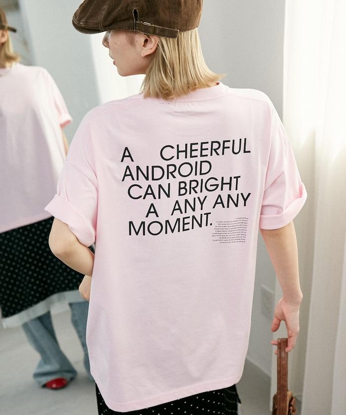 LOVE POP STUDIO CHEERFUL 字母印花T恤