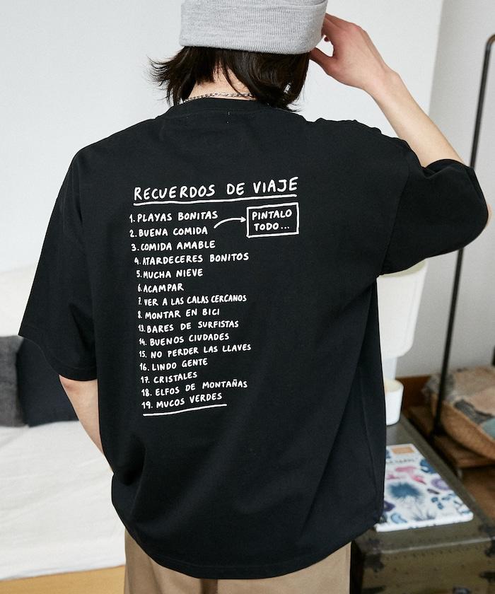 LOVE POP STUDIO TRAVEL NOTE 字體印花 T恤