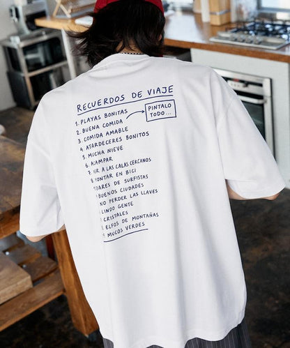 LOVE POP STUDIO TRAVEL NOTE 字體印花 T恤