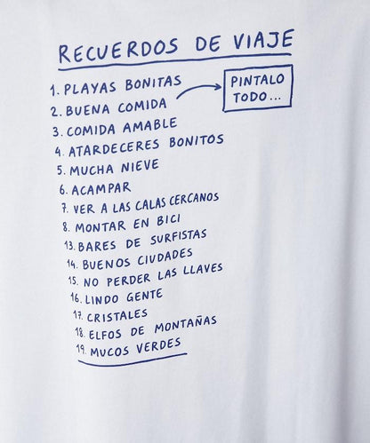 LOVE POP STUDIO TRAVEL NOTE 字體印花 T恤