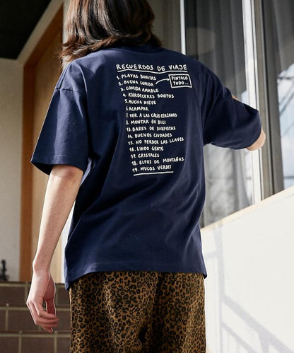 LOVE POP STUDIO TRAVEL NOTE 字體印花 T恤