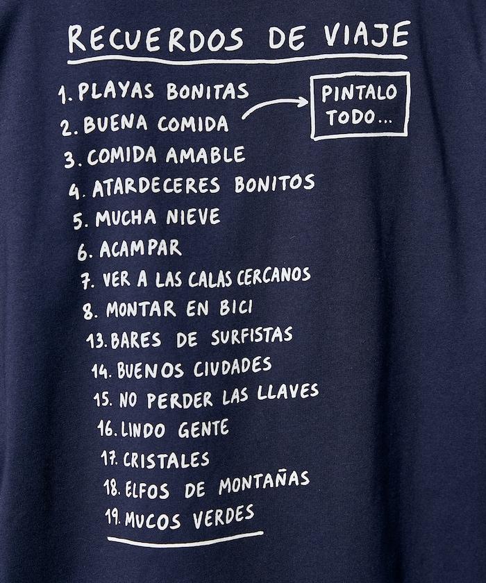 LOVE POP STUDIO TRAVEL NOTE 字體印花 T恤