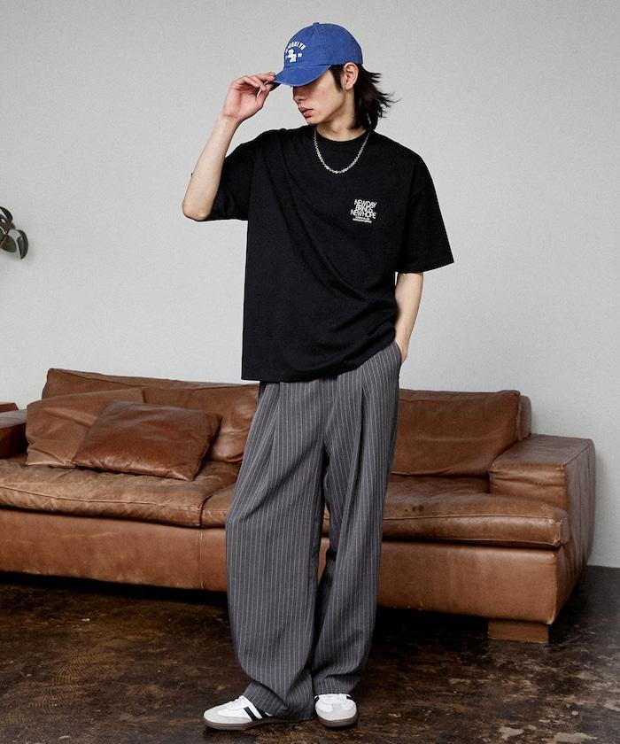 LOVE POP STUDIO NEW DAY 字母排版印花 短袖T恤