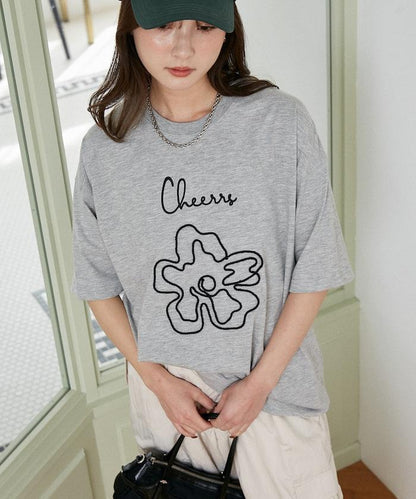 LOVE POP STUDIO 花卉圖案 T恤