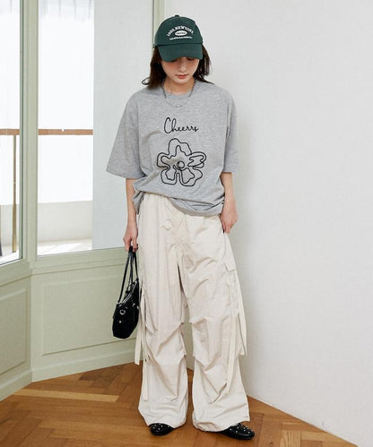 LOVE POP STUDIO 花卉圖案 T恤