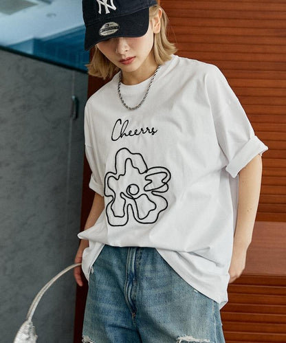 LOVE POP STUDIO 花卉圖案 T恤