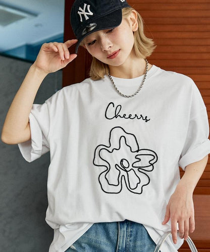 LOVE POP STUDIO 花卉圖案 T恤