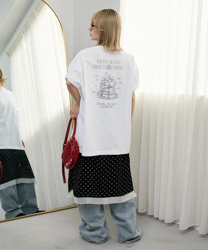 LOVE POP STUDIO SWEET SHOP LOGO 印花T恤