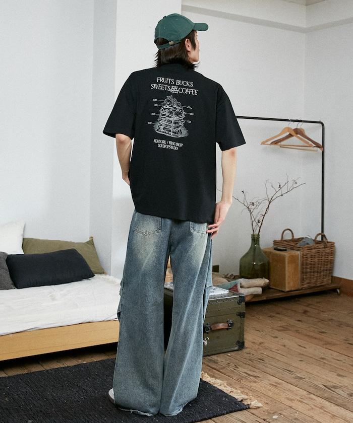 LOVE POP STUDIO SWEET SHOP LOGO 印花T恤