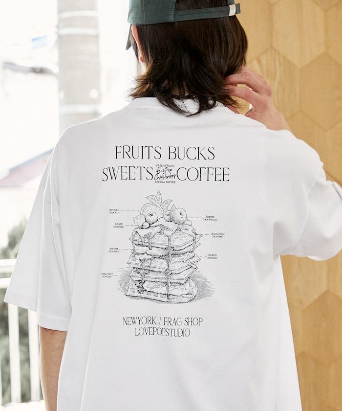 LOVE POP STUDIO SWEET SHOP LOGO 印花T恤