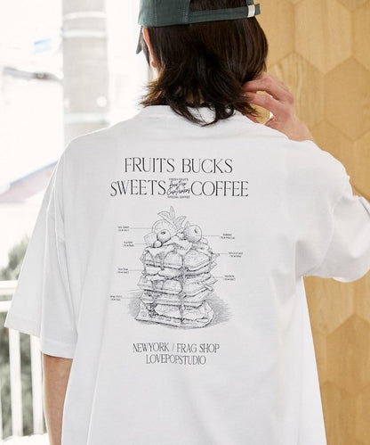 LOVE POP STUDIO SWEET SHOP LOGO 印花T恤