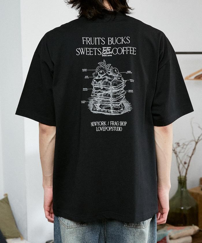 LOVE POP STUDIO SWEET SHOP LOGO 印花T恤