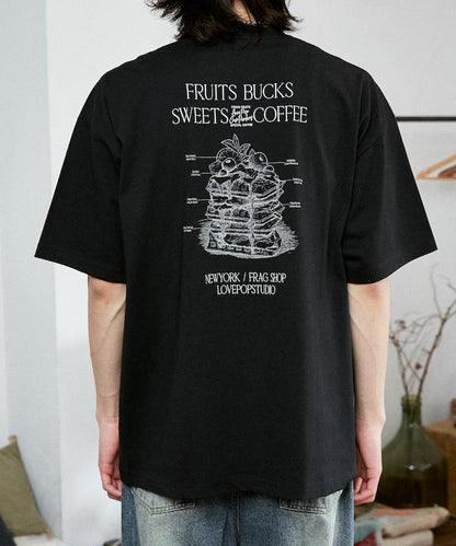 LOVE POP STUDIO SWEET SHOP LOGO 印花T恤