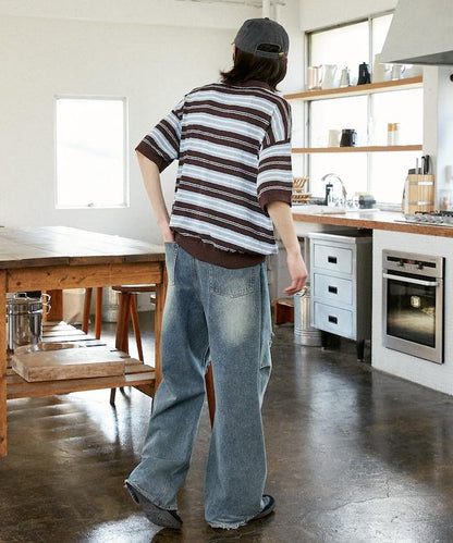 LOVE POP STUDIO 條紋針織POLO衫