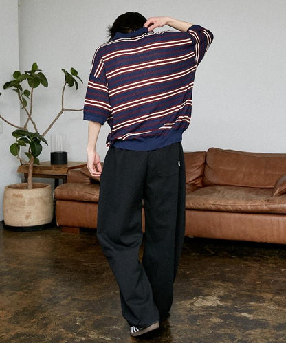 LOVE POP STUDIO 條紋針織POLO衫