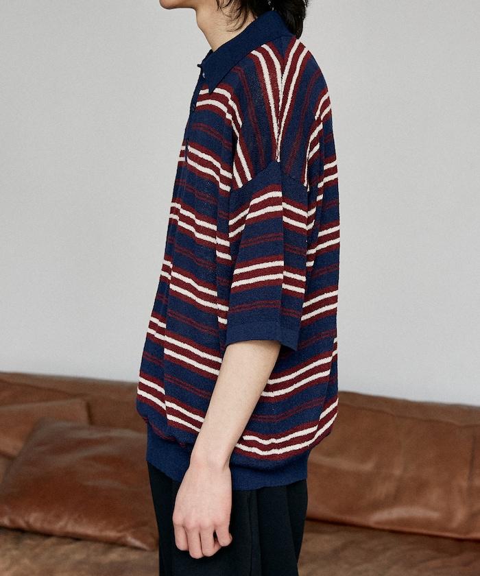 LOVE POP STUDIO 條紋針織POLO衫