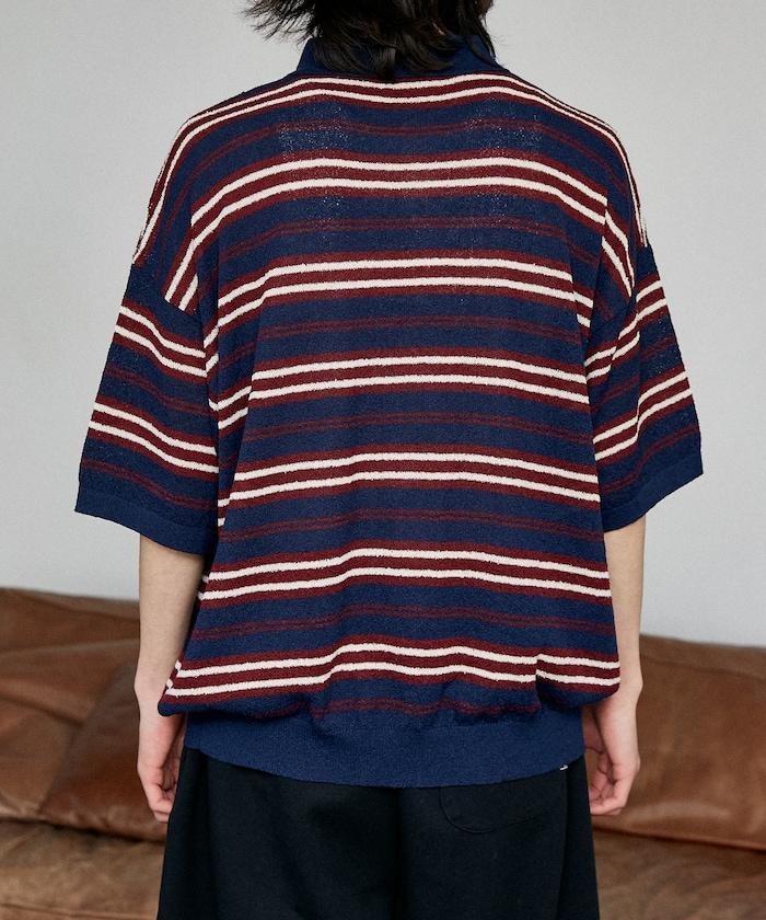 LOVE POP STUDIO 條紋針織POLO衫