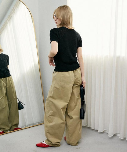 LOVE POP STUDIO 抽褶弧形設計 褲子