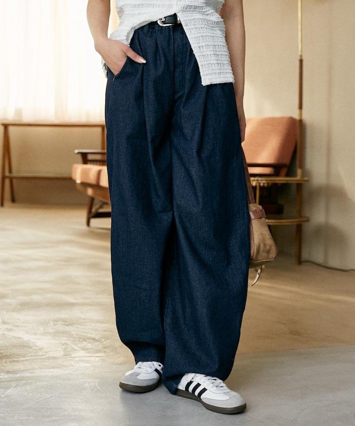 LOVE POP STUDIO 抽褶弧形設計 褲子