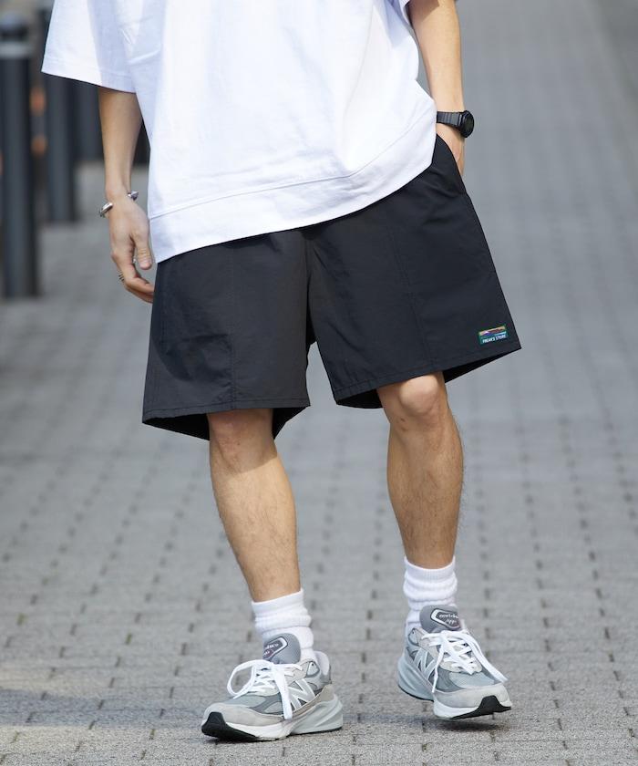 棉尼龍 可收納 休閒短褲