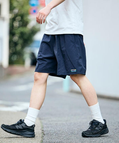 棉尼龍 可收納 休閒短褲