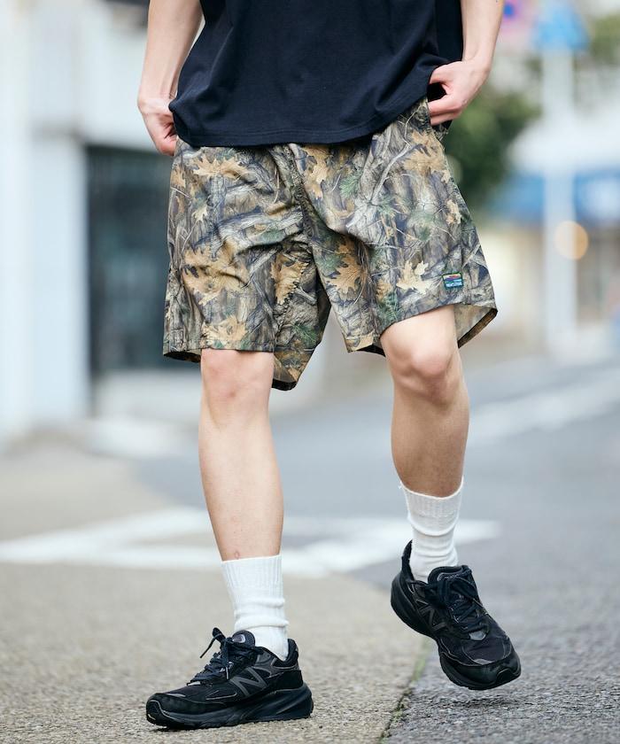 棉尼龍 可收納 休閒短褲