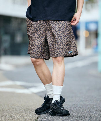 棉尼龍 可收納 休閒短褲