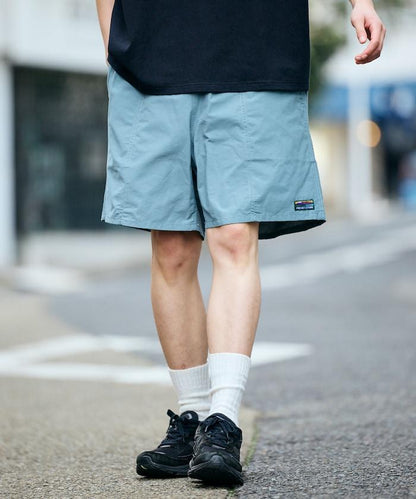 棉尼龍 可收納 休閒短褲