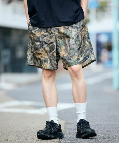 棉尼龍 可收納 休閒短褲