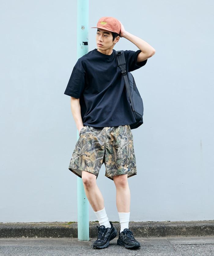 棉尼龍 可收納 休閒短褲