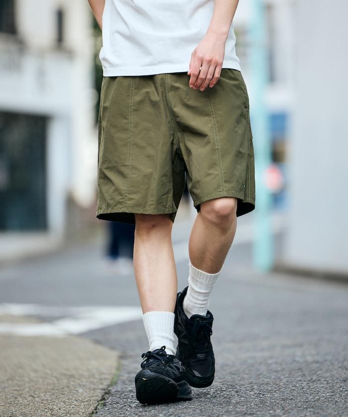 棉尼龍 可收納 休閒短褲