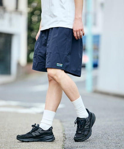 棉尼龍 可收納 休閒短褲